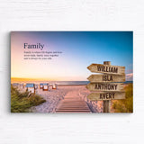 Signpost-Canvas “Beach”