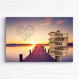 Signpost-Canvas “Jetty”