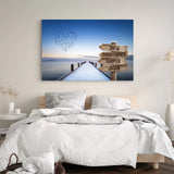 Signpost-Canvas “Jetty” Winter